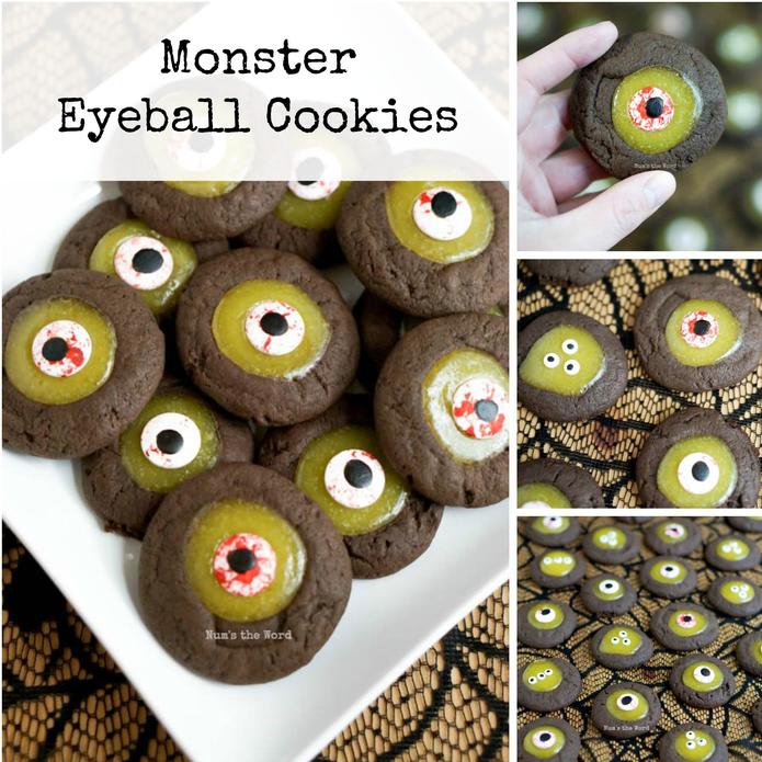 Monster Eyeball Cookies