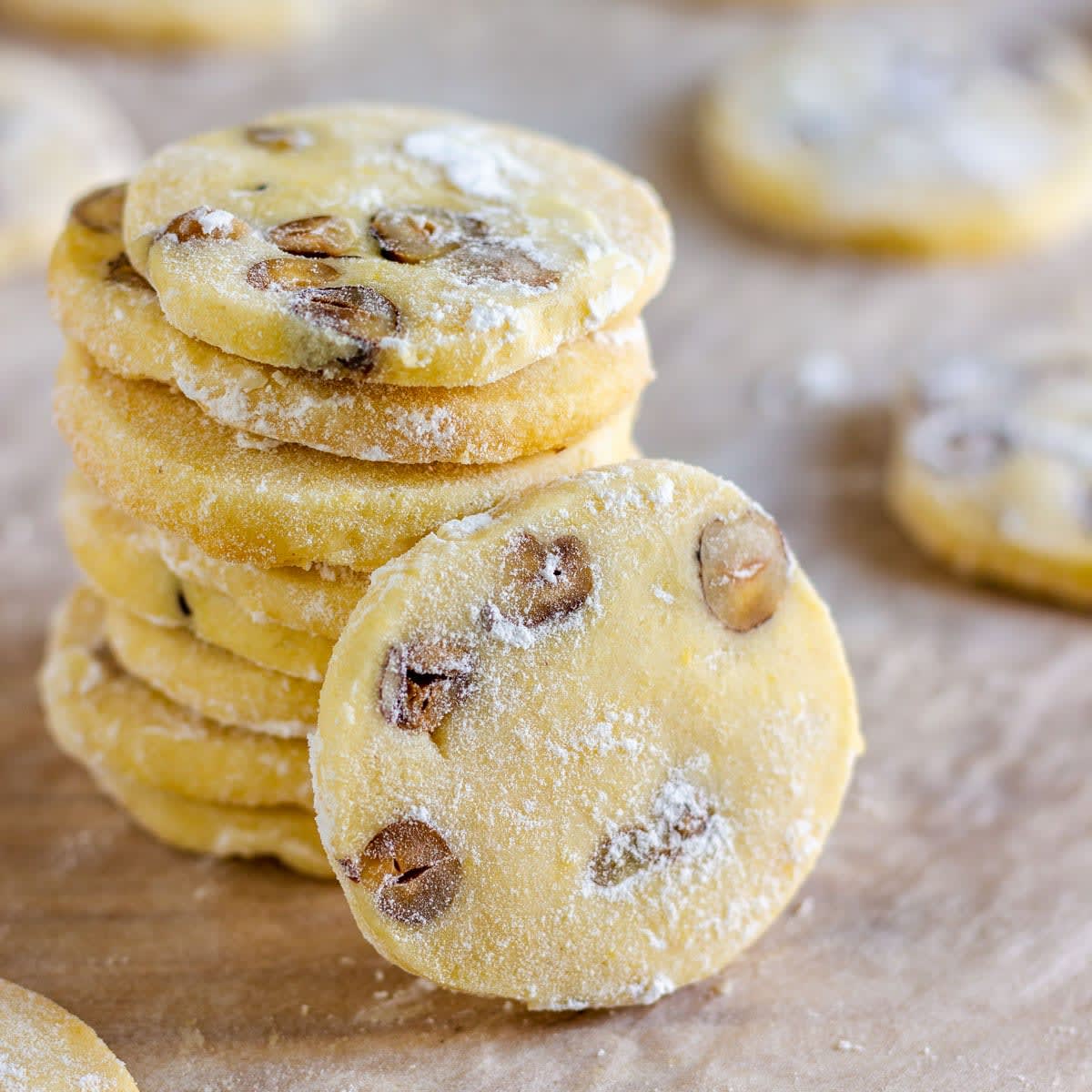 Homemade Butter Cookies with Hazelnuts (Only 5-Ingredients)