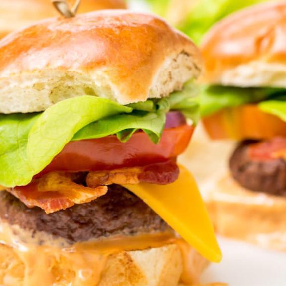 Make any party more festive with these tiny beef sliders