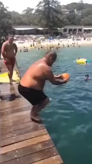 Perfectly executed cannonball