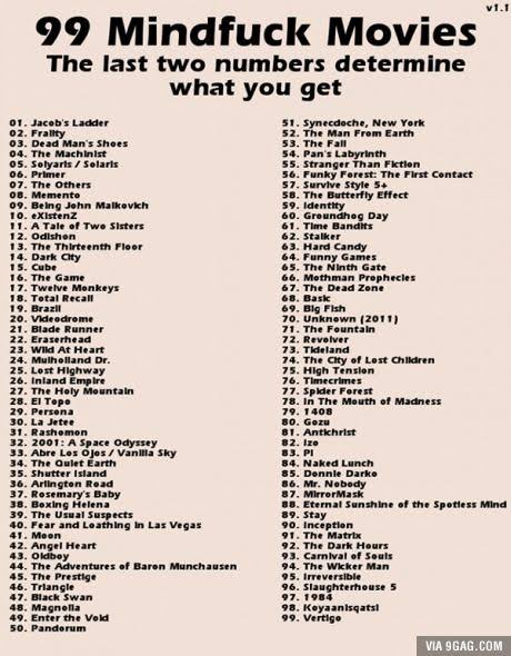 99 Mind Blowing Movies