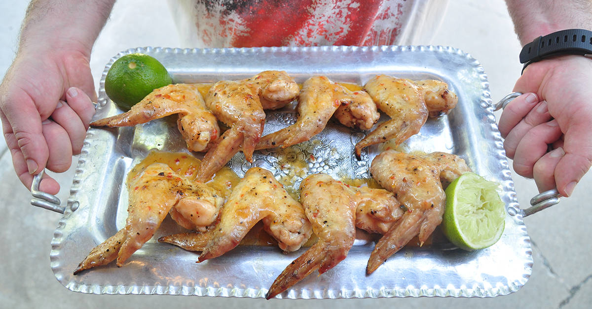 Grilled Margarita Chicken Wings