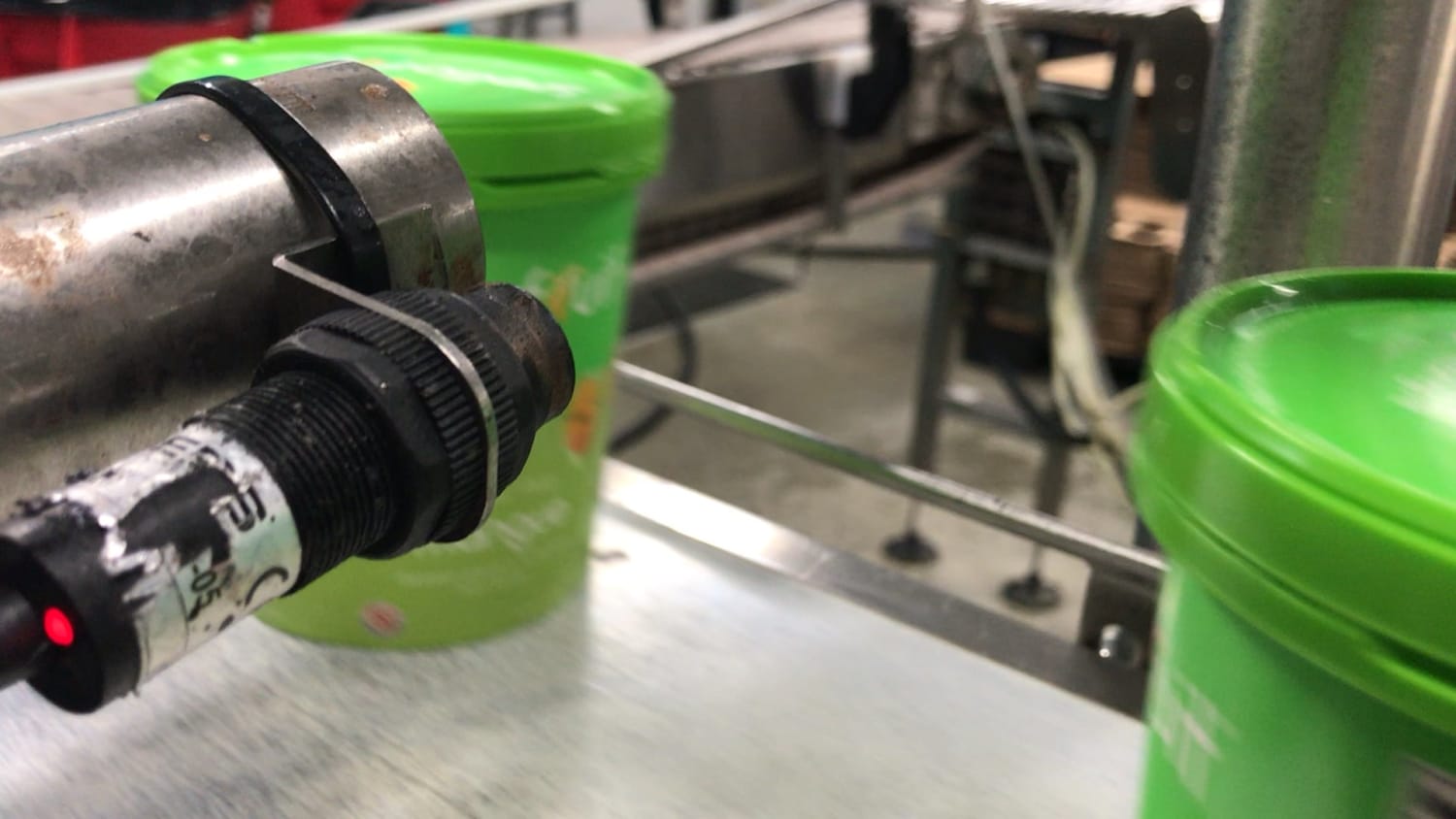 Manufacturing a non-dairy ice cream in 500ml tubs with lids and date code.