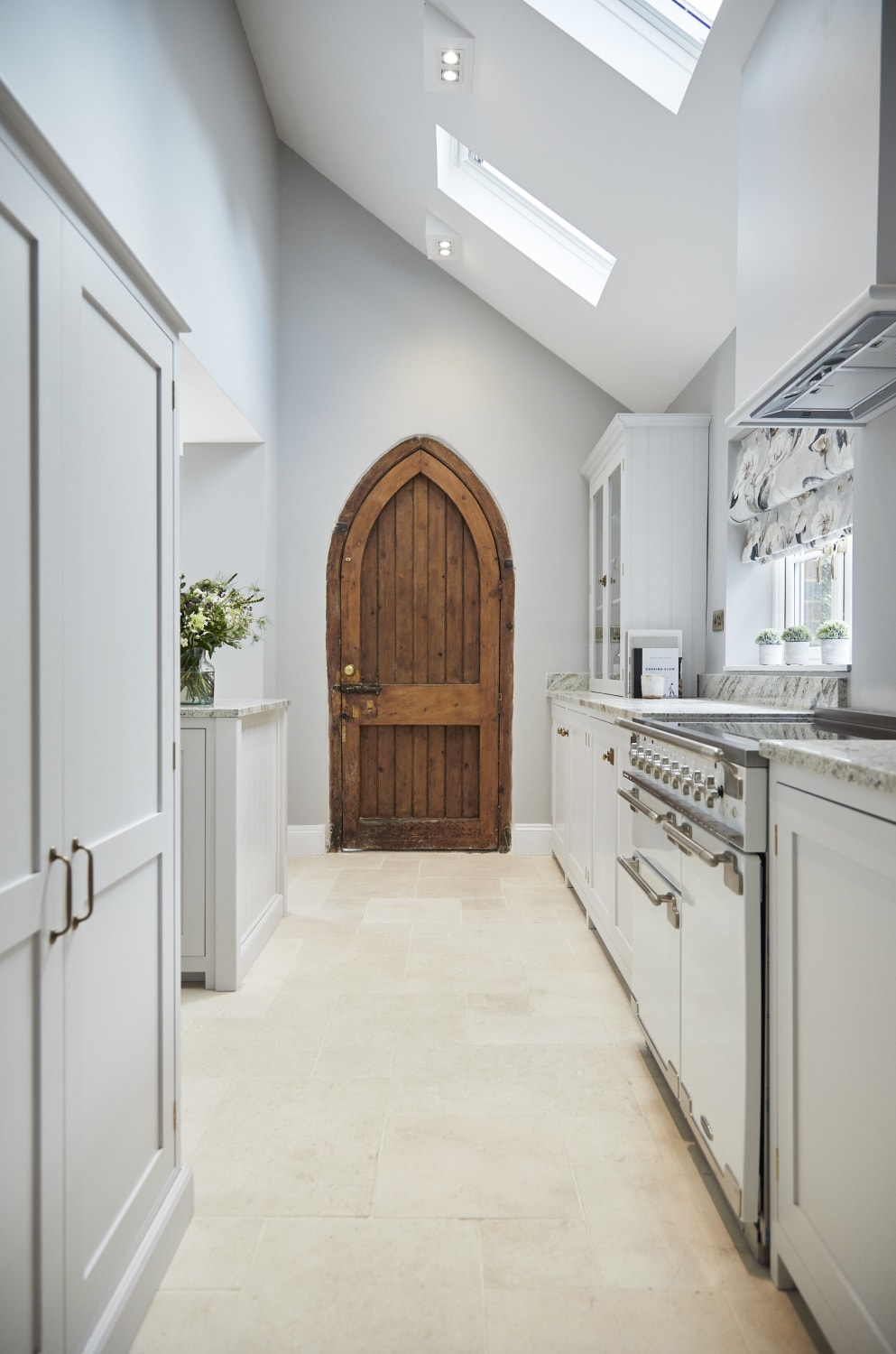 Does the door go with the rest of the interior? (kitchen in a Victorian home originally a School House)
