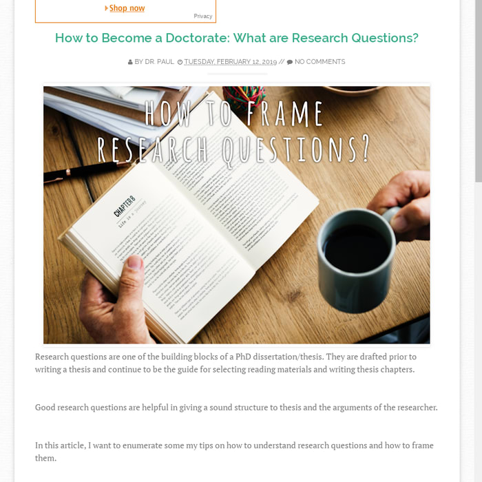 How to Become a Doctorate: What are Research Questions? ~ Spices n Secrets