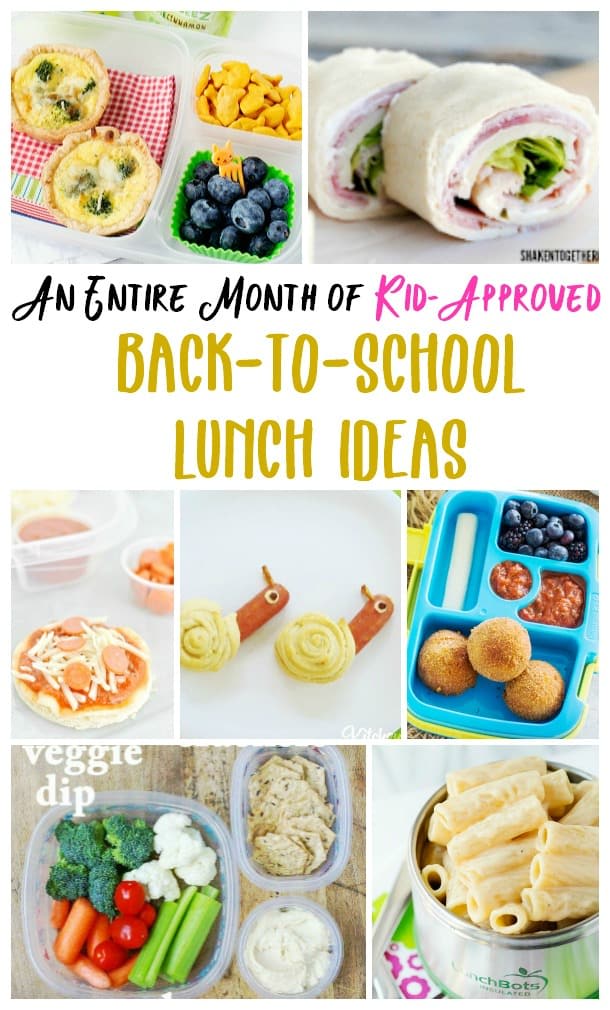 A Month of Kid-Approved Back-to-School Lunch Ideas