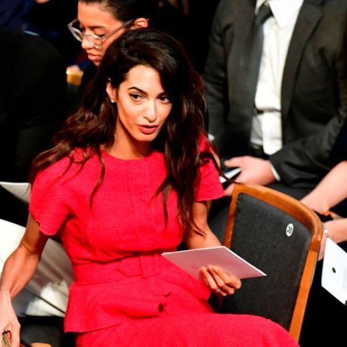 Amal Clooney Arrives At Nobel Peace Prize Ceremony Looking Absolutely Breathtaking In Red