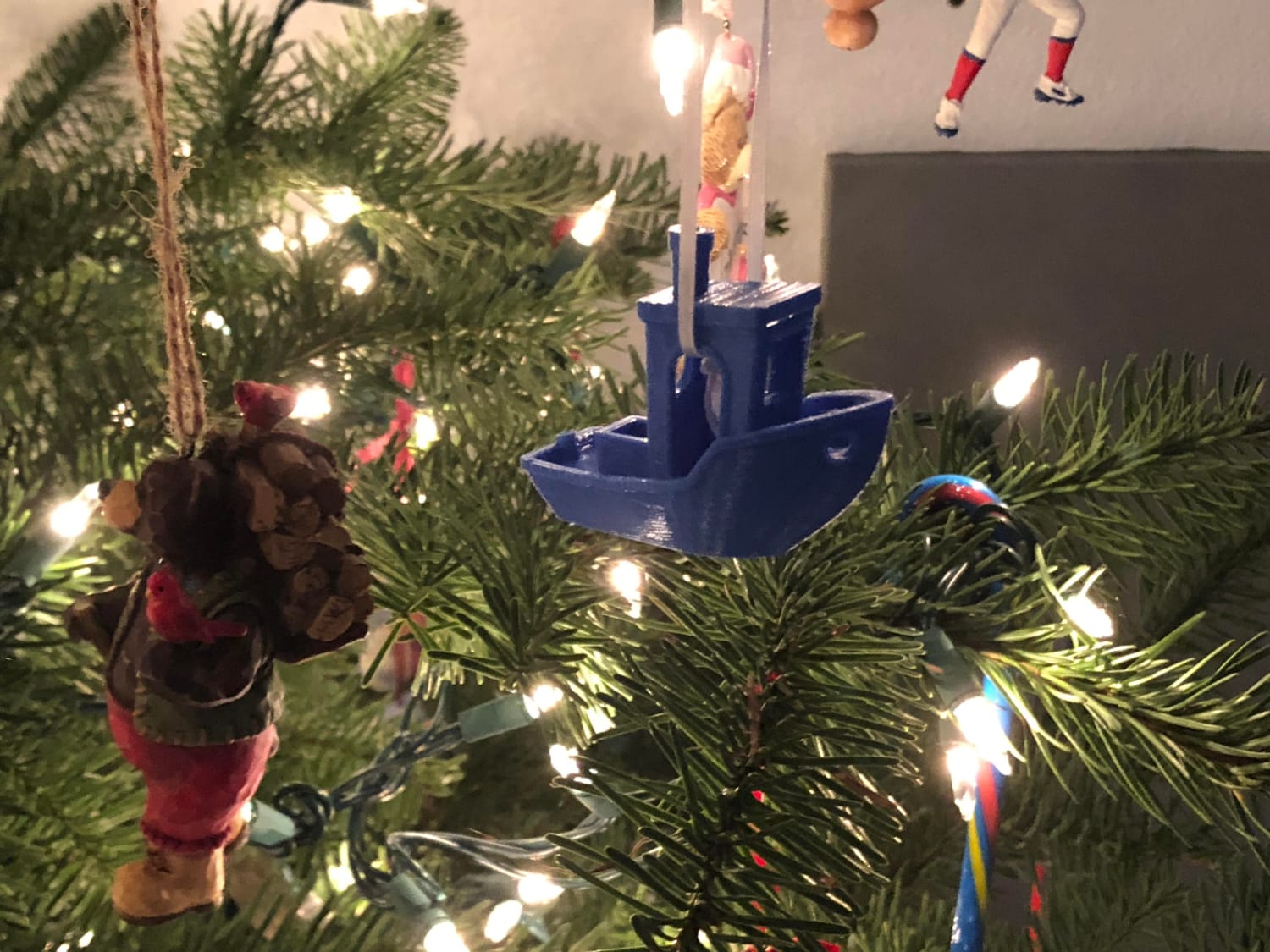 Turns out old Benchy’s make great Christmas ornaments!