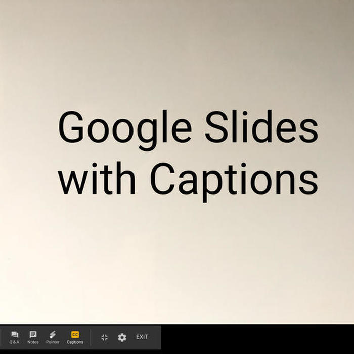 How to add real-time captions to your presentation in Google Slides