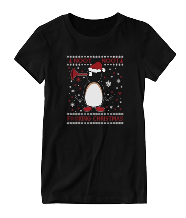 NOOT NOOT Pingu Christmas Xmas Nice Looking T-shirt