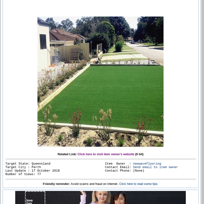 Residential Synthetic Grass Lawn and Composite Decking Supplier (Business Opportunities - Other Business Ads)