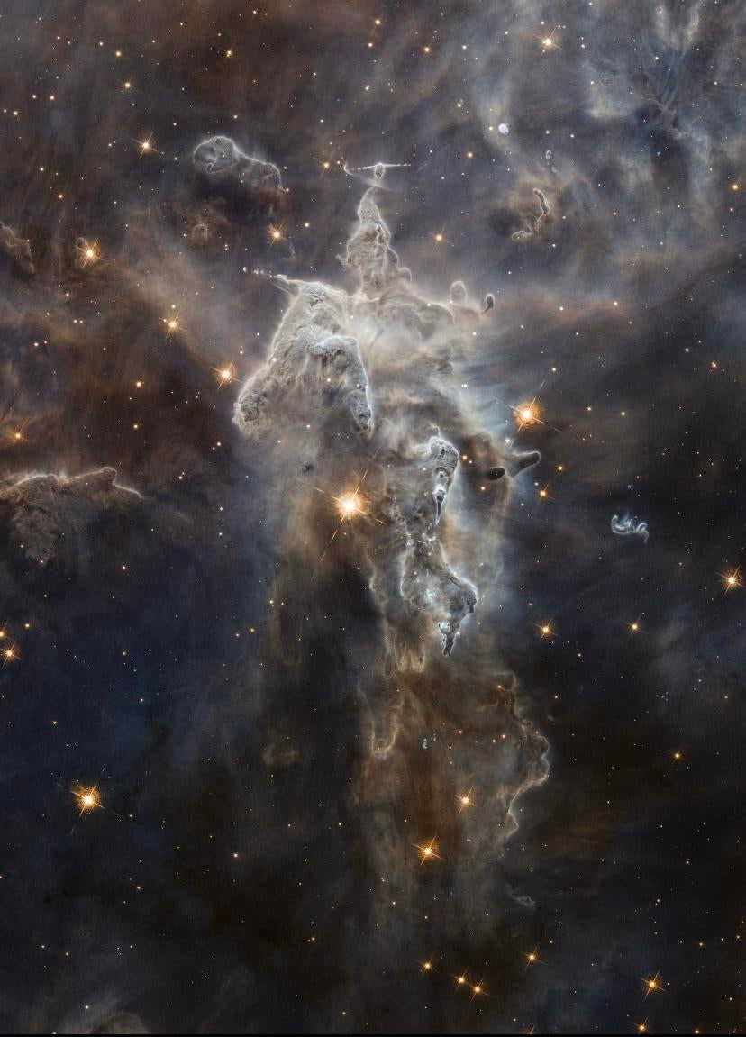 A star-forming nebula in Carina. Credit: nasa