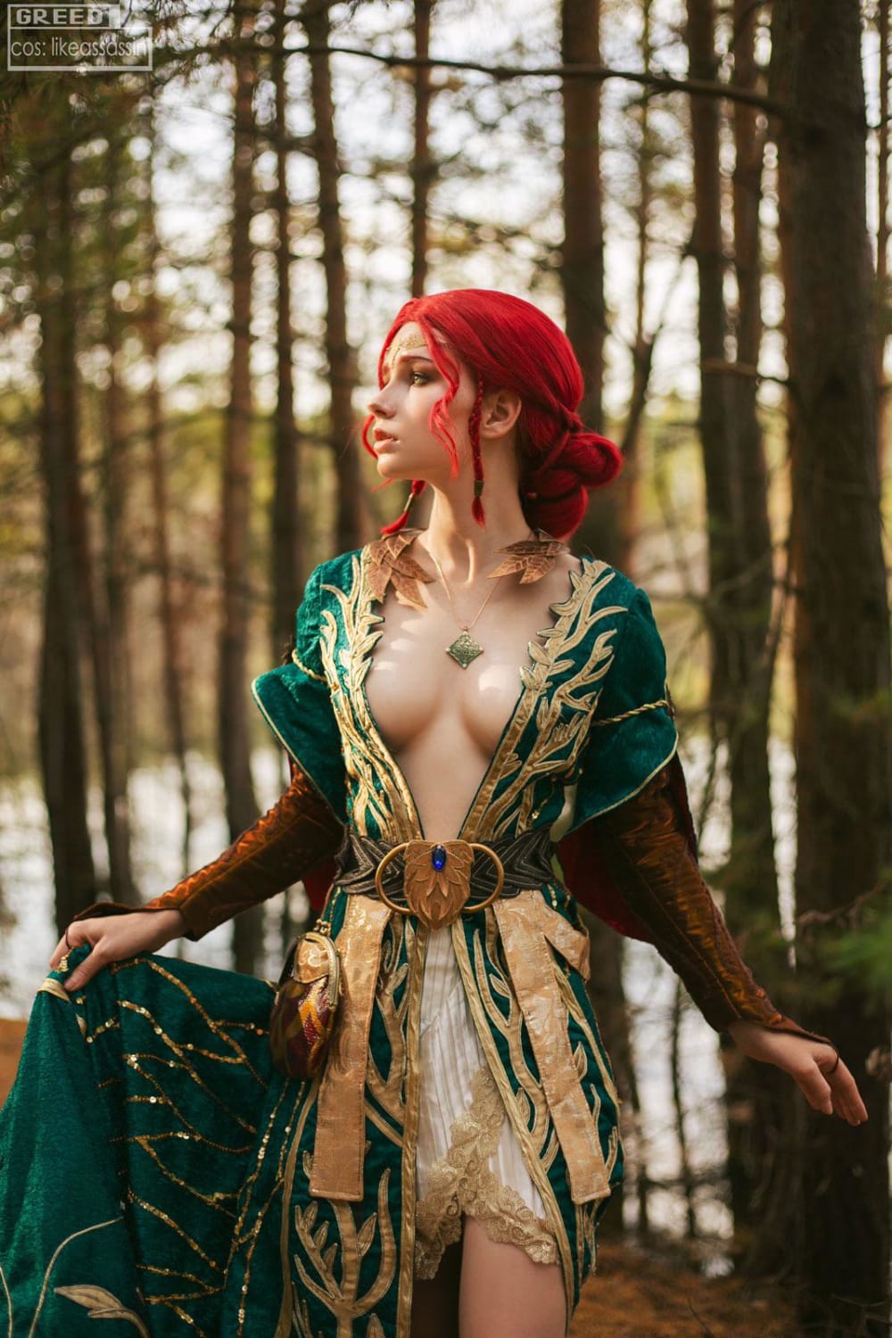 My Triss Merigold cosplay from The Witcher