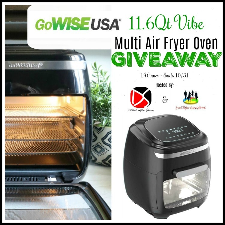 Welcome to The GoWISE USA 11.6Qt USA Vibe Multi Air Fryer Oven Giveaway! ~~~ ~~~~~~