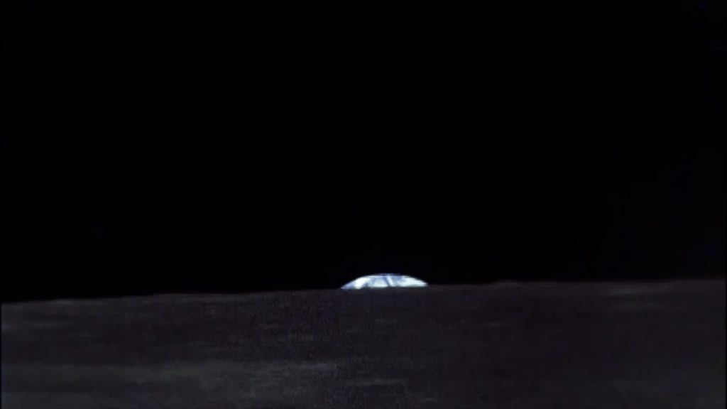 Earthrise from Apollo 10