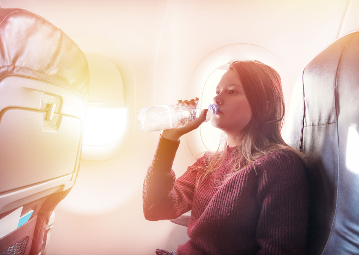 Why you get dehydrated on a flight and how to prevent it