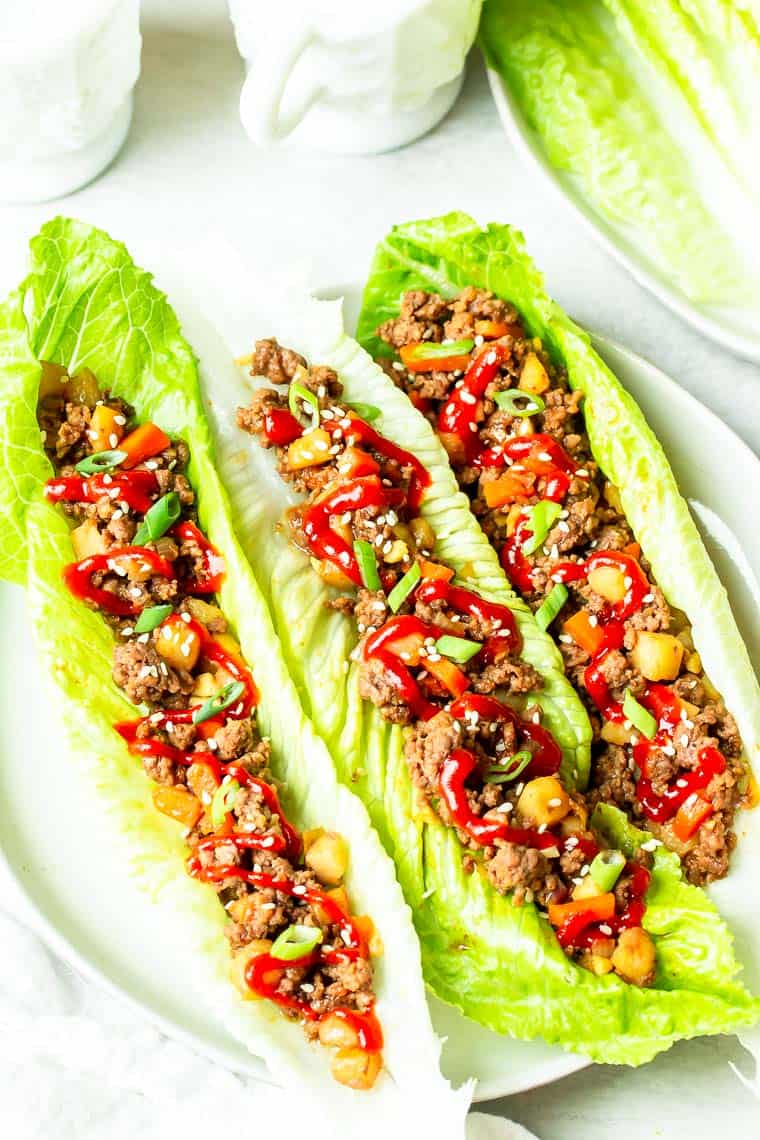 Ground Beef Lettuce Wraps Recipe - Delicious Little Bites