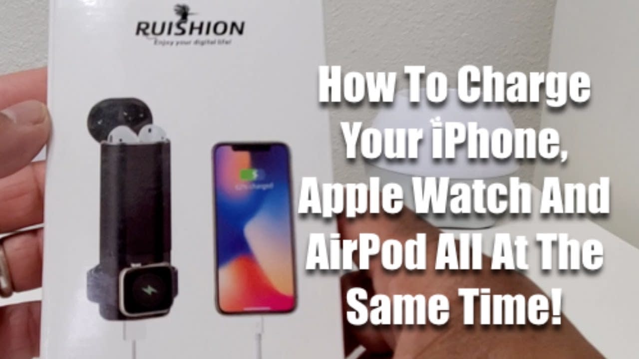 How To Charger Your iPhone, Apple Watch and Airpods At the Same Time!
