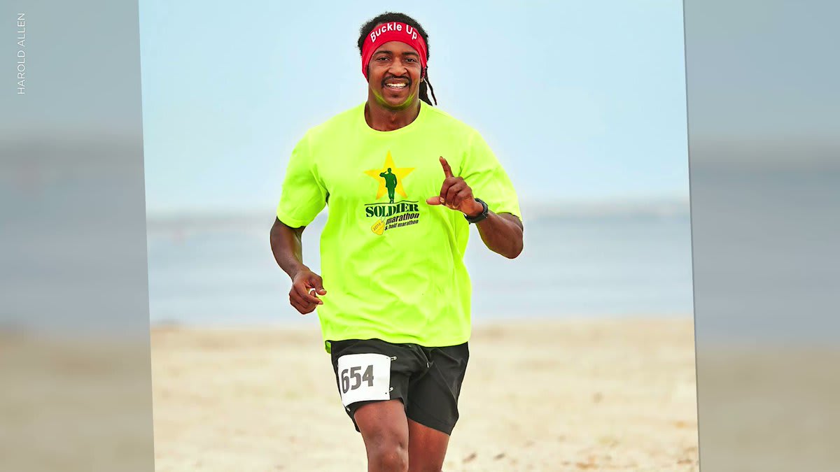 Harold Allen ran 31 marathons to raise awareness about mental health:
