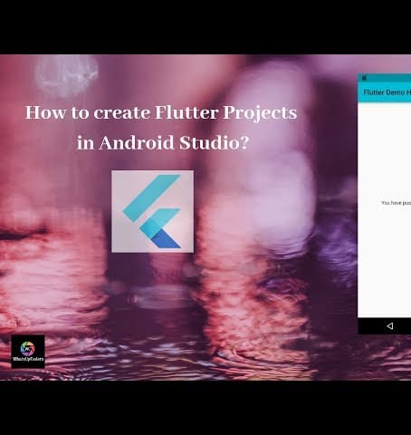 Flutter Tutorial - Flutter How to create Flutter Project in Android Studio