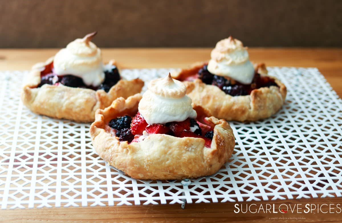 Mixed Berry Lazy Day Pies