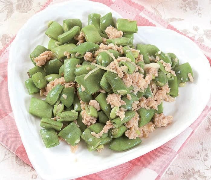 Fried Green Beans With Shrimp Paste