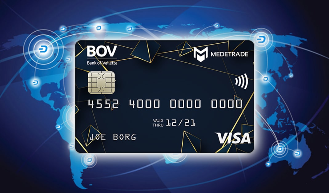 MedeTrade Cryptocurrency Debit and Credit Card Integrates Dash