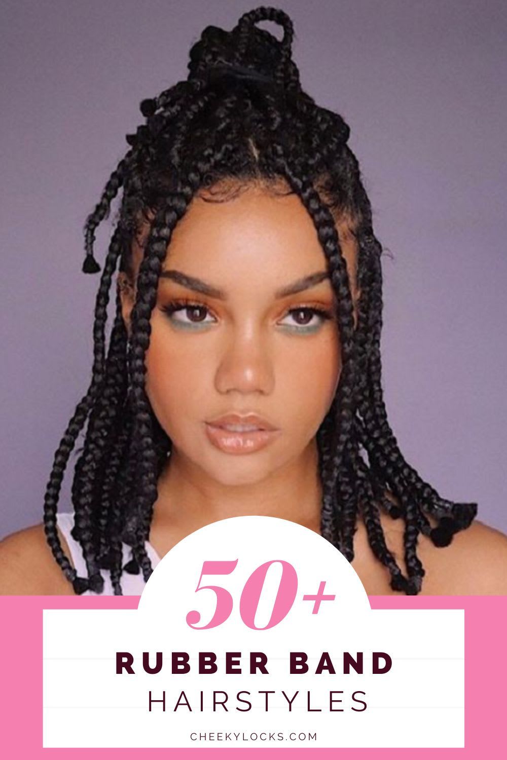 50+ Cute and Fancy Rubber Band Hairstyles for Cool Ladies | Cheeky Locks