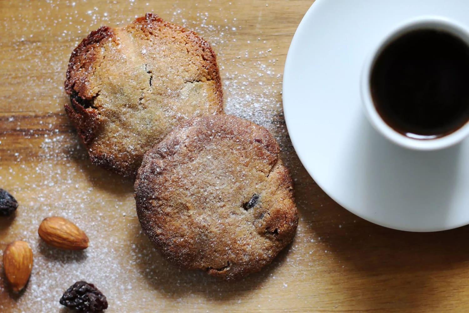 Cinnamon & Raisin Almond Flour Cookies - Emma Eats & Explores