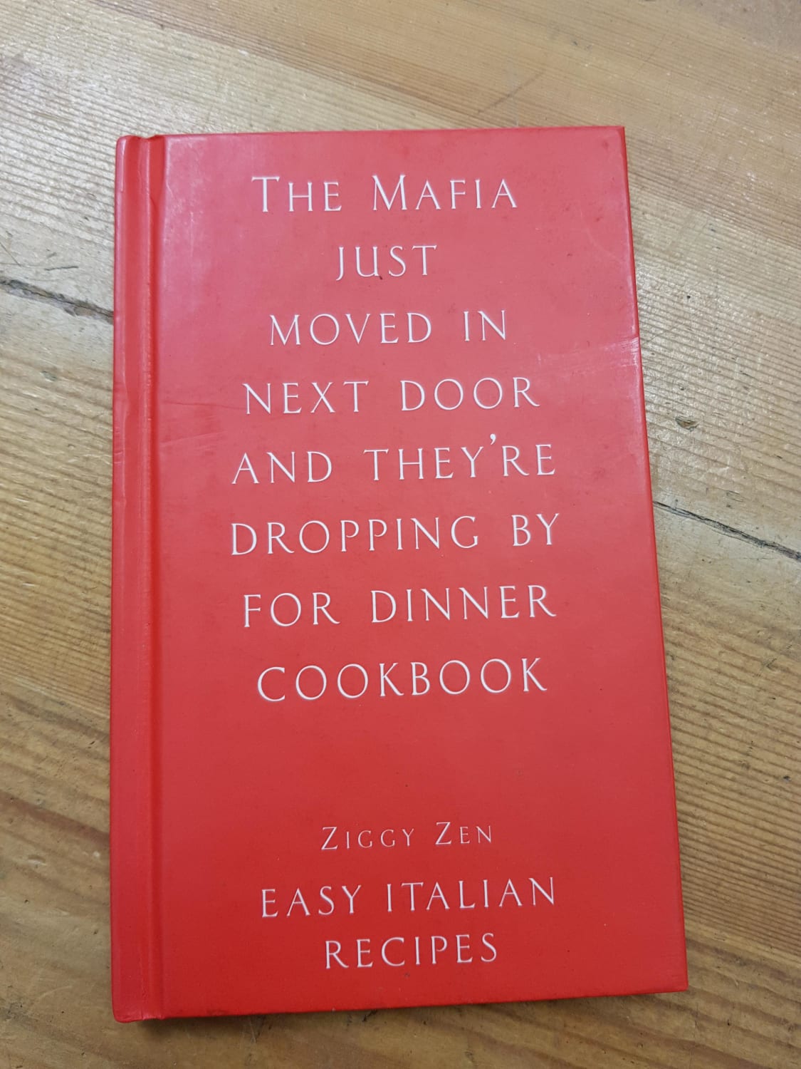This cookbook I found in a charity shop.