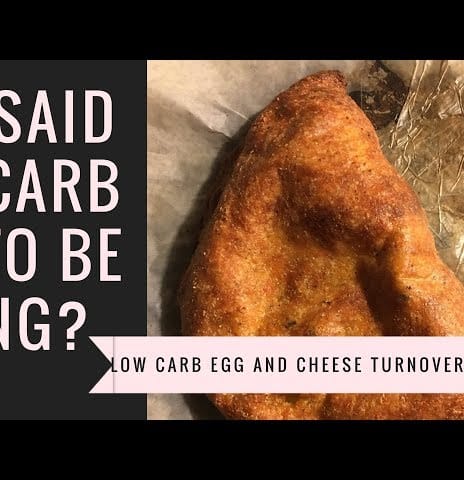 Low Carb Egg And Cheese Turnover Recipe.