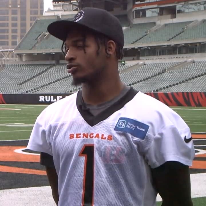 Stopping in Cincinnati on his training camp tour, @peter_king caught up with @Real10jayy__ to talk about his leadership, Joe Burrow and his fearless approach to the game. RuleTheJungle NBC Sports |