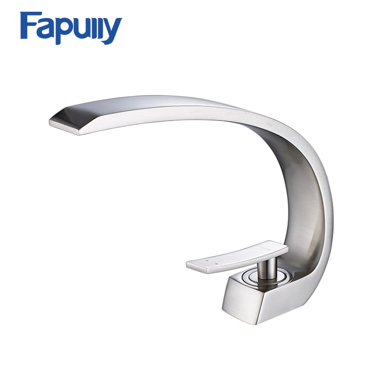 Fapully Bathroom Hot Cold Water Mixer Tap,Instant Hot Water Tap Electric Faucet,Bathroom Faucet - Buy Nickel Brushed Bathroom Mixer,Bathroom Hot Cold Water Mixer Tap,Single Lever Cold Hot Nickel Brushed Watermark Vessel Bathroom Tap Product on Alibaba.com
