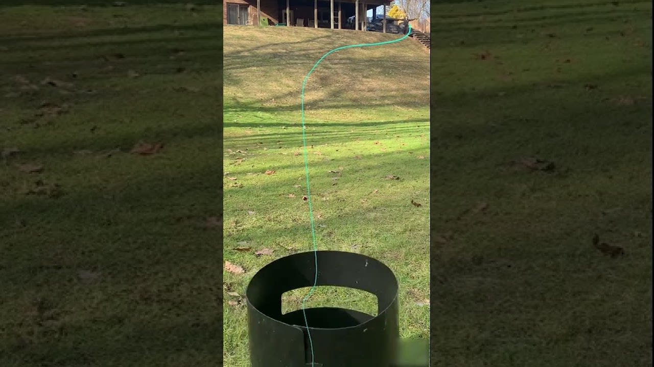 Man Slips in Puddle And Falls After Making Cool Disc Golf Trick Shot - 1297875