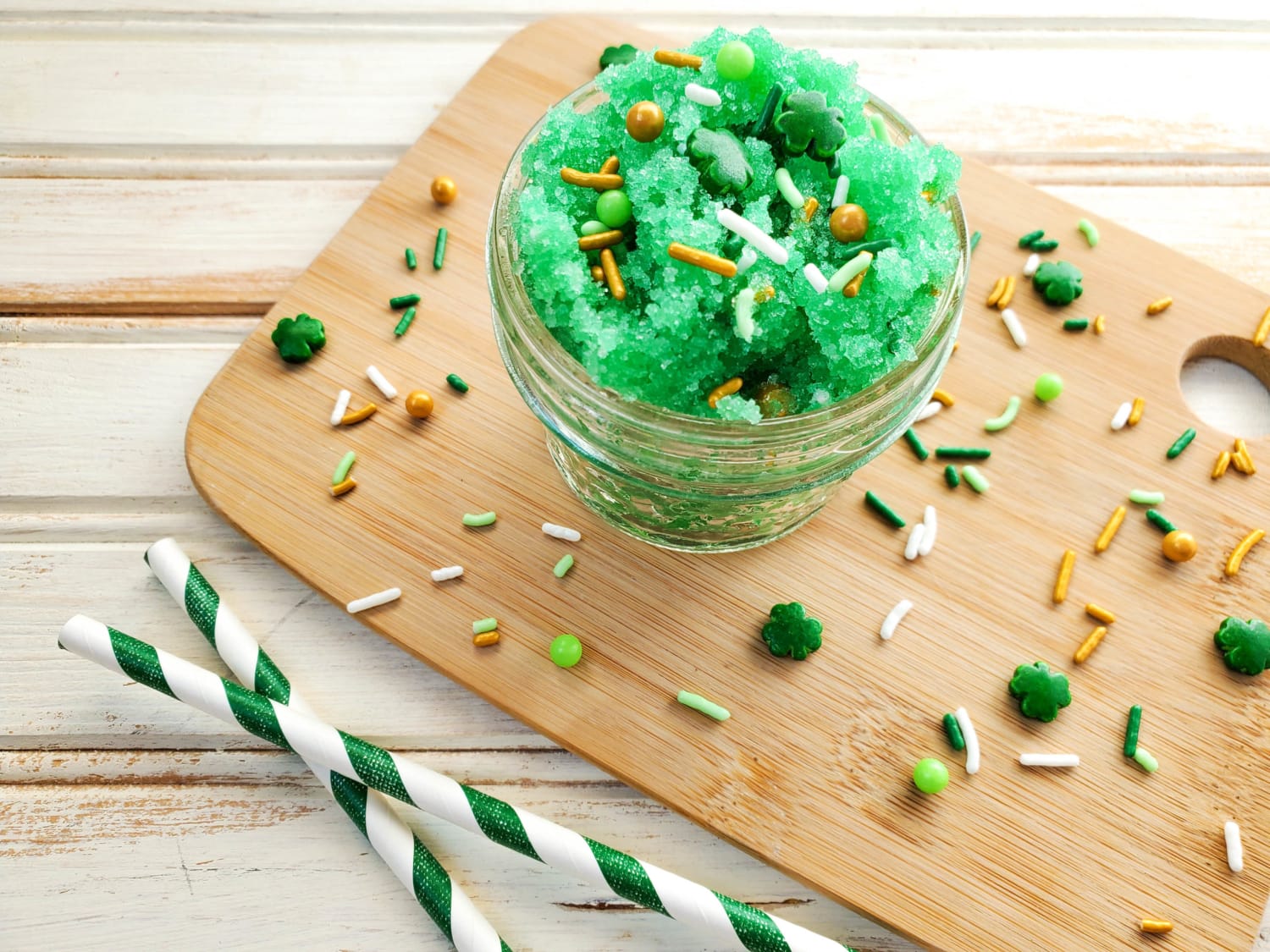 St. Patrick's Day Leprechaun Sugar Scrub Recipe