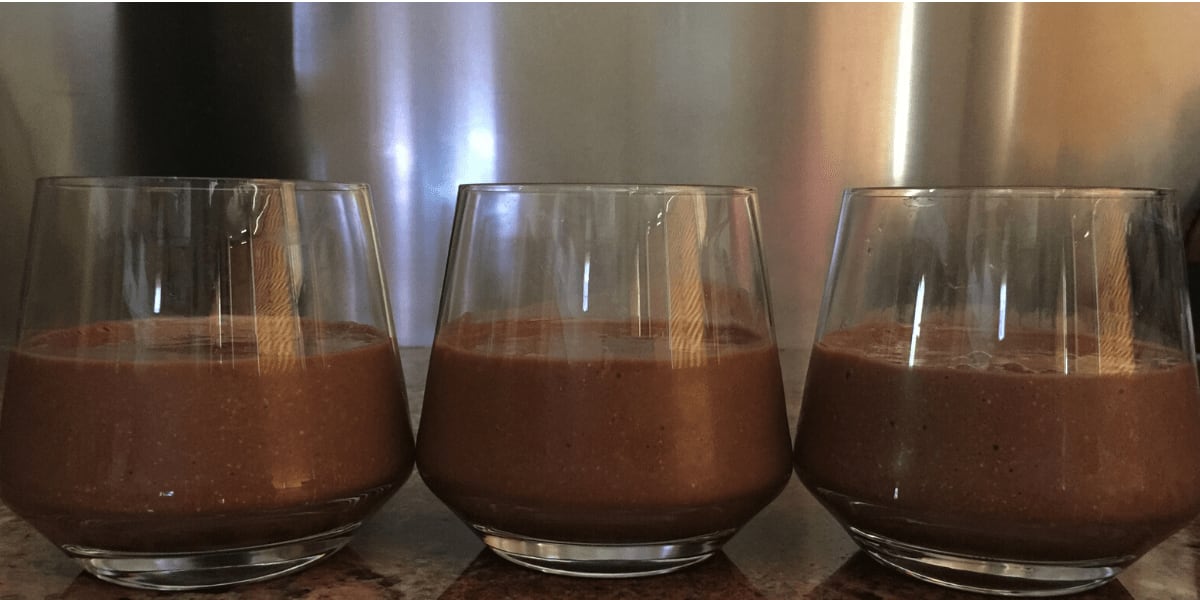 Chocolate Banana Breakfast Smoothie - The Blessed Mama of 4