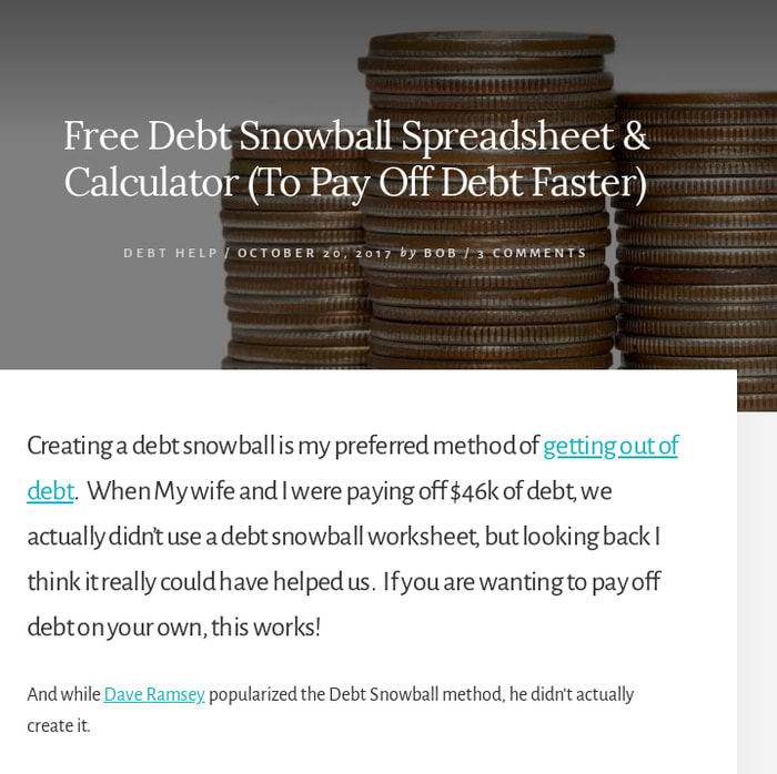 The YNAB Debt Snowball Software