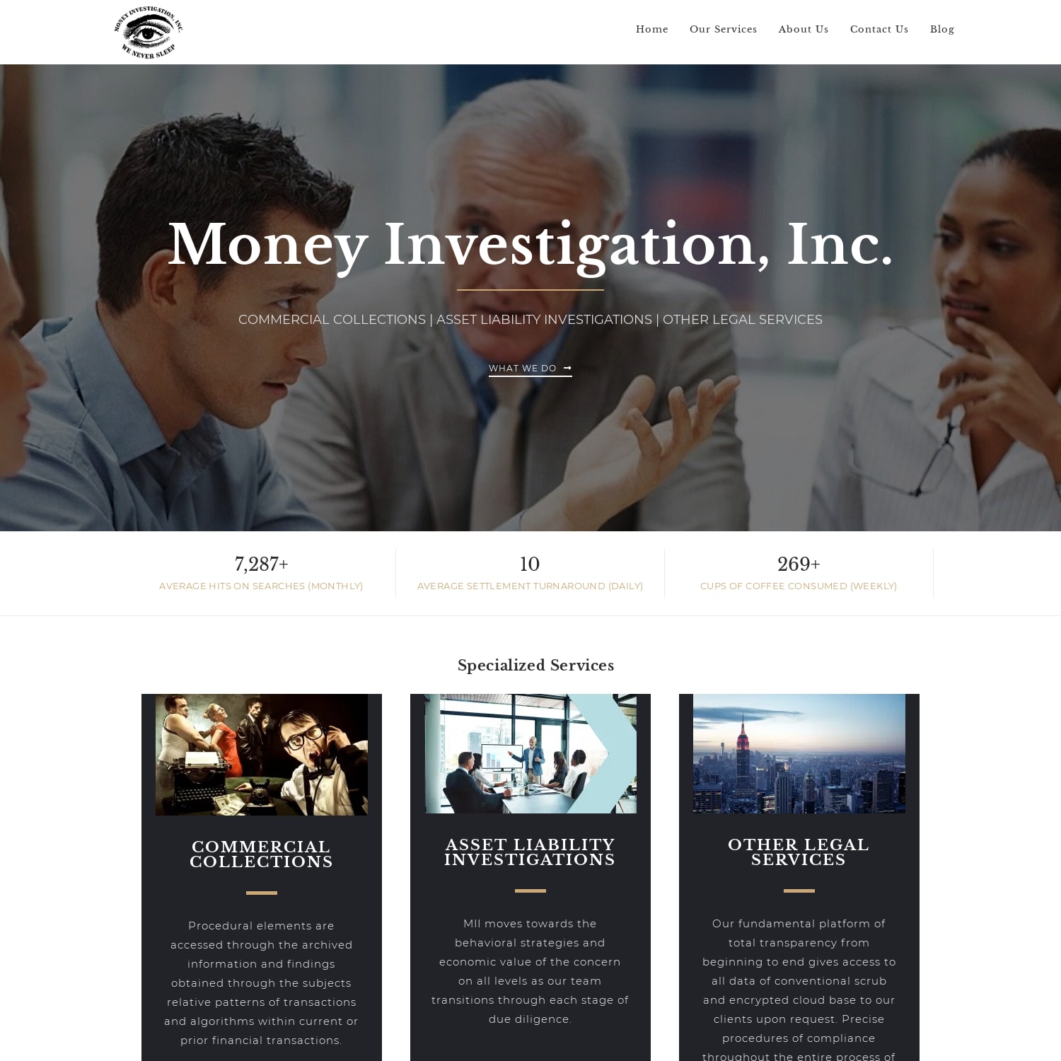 Home - Money Investigation, Inc