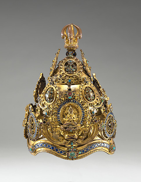 Ritual Vajracarya Crown, Nepal, 12th-13th Century