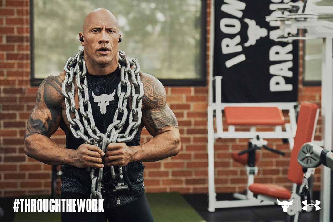 Dwayne 'The Rock' Johnson suffers face injury during workout
