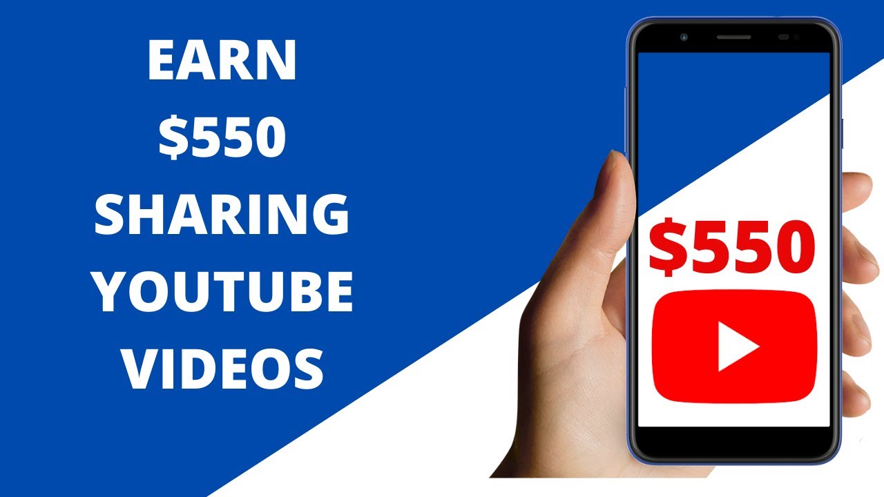 Earn $550 by Sharing Other People's YouTube Videos ! (Make Money Online)