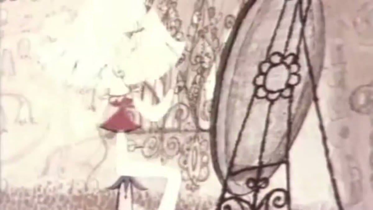 "How Mushrooms Fought Peas". Excerpt from Soviet animated film, 1977.