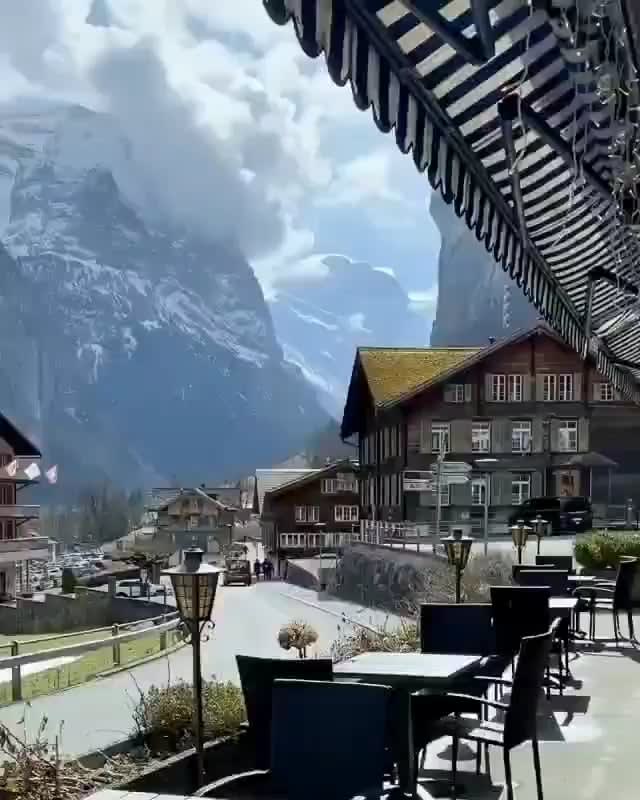 The Valley of 72 waterfalls 💦 , Lauterbrunnen, Switzerland