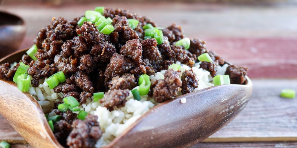 15-Minute Korean Beef & Rice Bowls ~ They Call Me Mama D