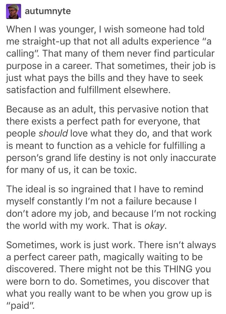 Notions of Growing Up // You're "Calling" // A Job, Getting Paid, Not A Failure, You're Okay Being Okay | Words, Quotes, Inspirational quotes