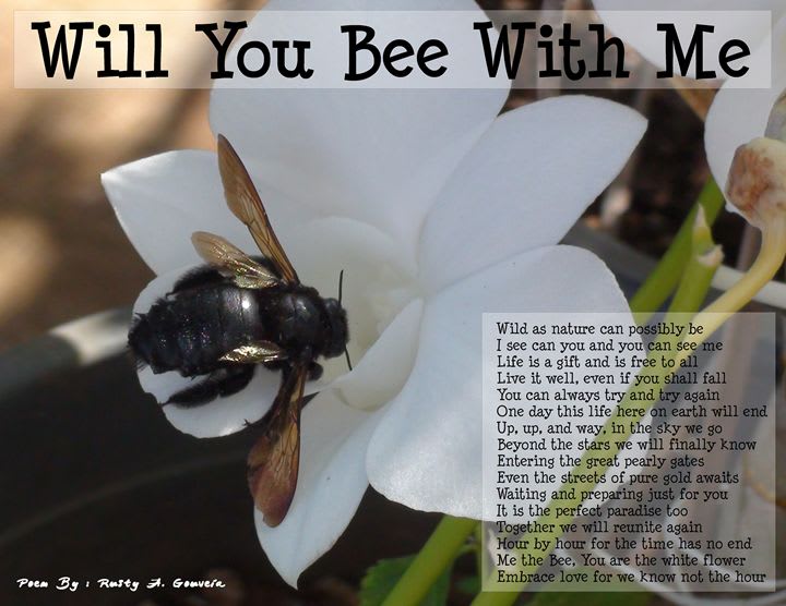 Will you bee with me - Rusty A. Gouveia
