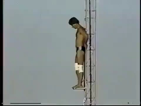 The highest dive ever without injury!