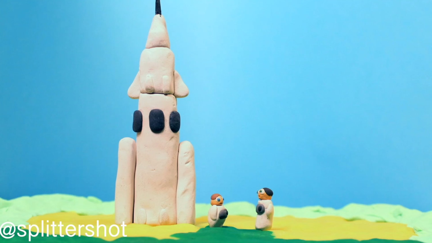 Rocket Launch - Stop Motion Animation I made