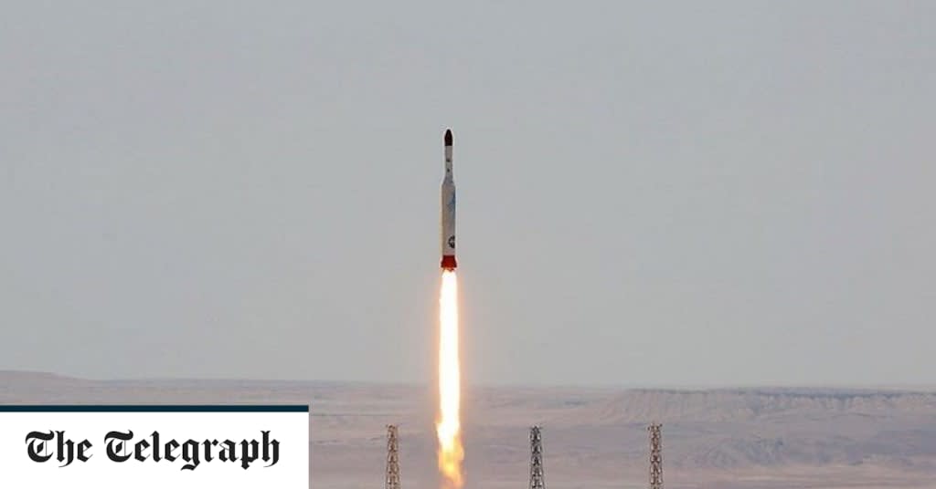 Iran 'launches military satellite into orbit' amid tensions with US
