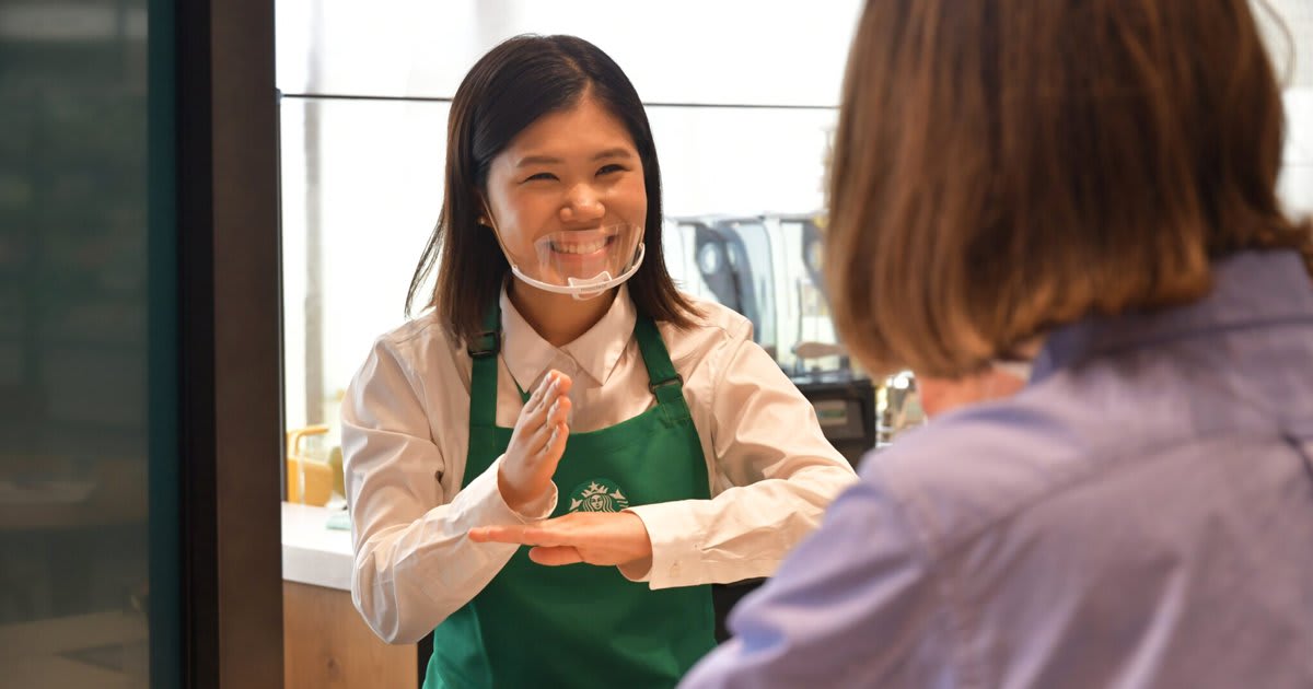 starbucks opens first signing store in japan for the deaf and hard of hearing